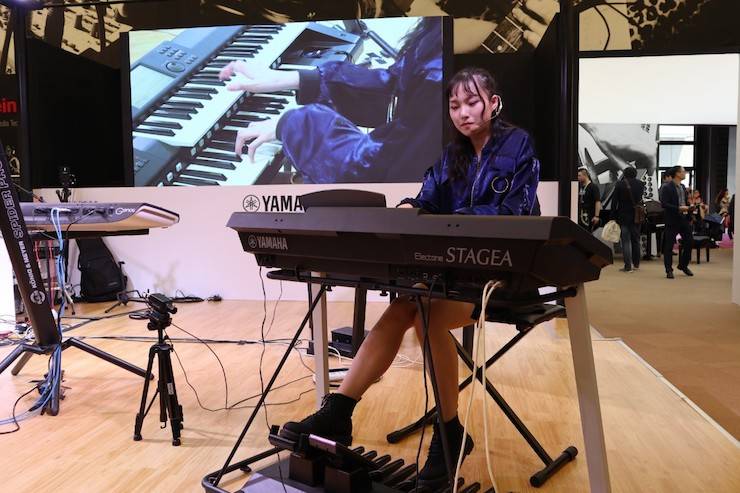 壹定发盛大亮相Music China 2018，呈现世界级乐器展体验